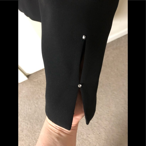 EVAN PICONE Party Blazer size 10 Rhinestones Decor Sleeves Black - Picture 6 of 13